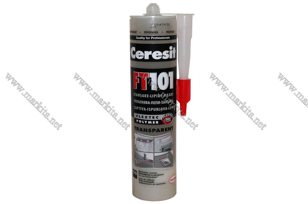 Лепило Церезит FT101 280мл прозрачно Flextec