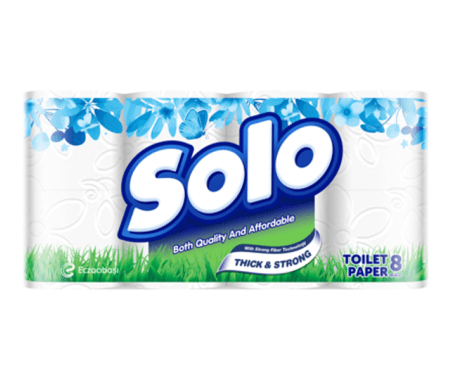 ТОАЛЕТНА ХАРТИЯ 8 БР. SOLO