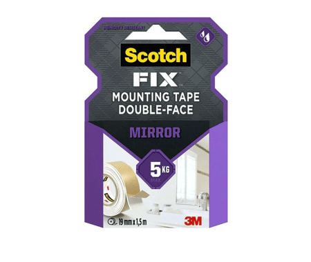 Лента двойнолепяща за огледала 3M Scotch / 19мм*1.5м