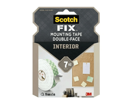 Лента двойнолепяща монтажна 3M Scotch / 19мм*5м