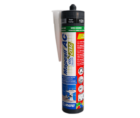 Силикон ацетатен Mapei AC120 310мл черен