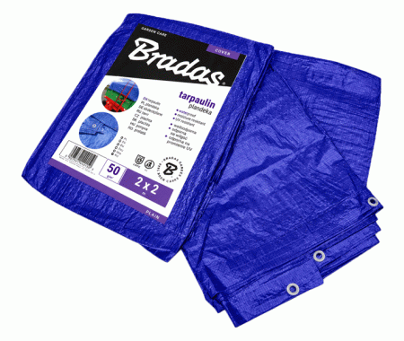 Платнище STANDARD BRADARS 8x10 50гр/м2 син