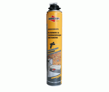 Пяна PU пистолетна Workshopr 750ml/850г.
